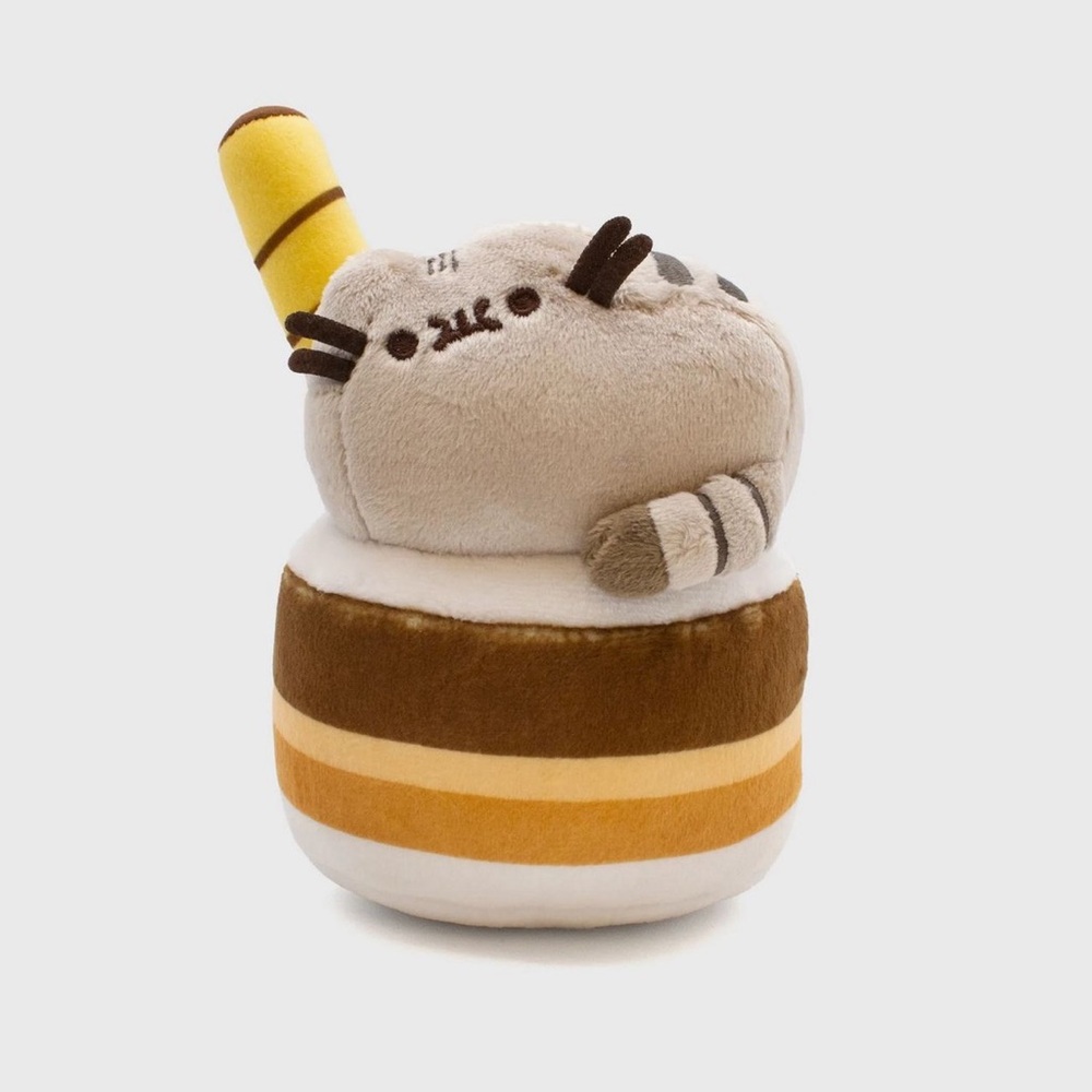 Pusheen coffee cup mini plush